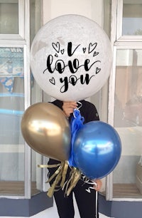 i love you balloon bouquet