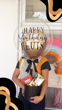 happy birthday elvis balloon