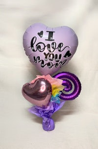 i love you balloon bouquet