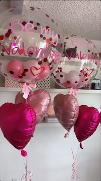 valentine's day balloon bouquet