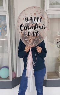 happy valentine's day balloon